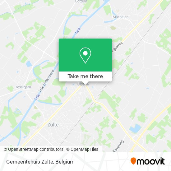 Gemeentehuis Zulte plan