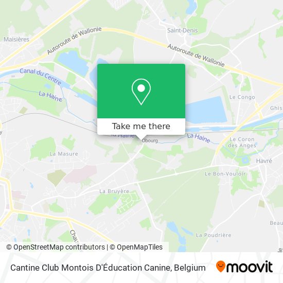 Cantine Club Montois D'Éducation Canine map
