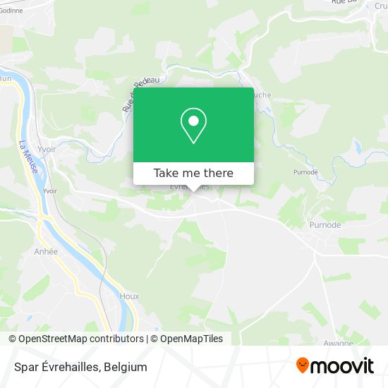 Spar Évrehailles map