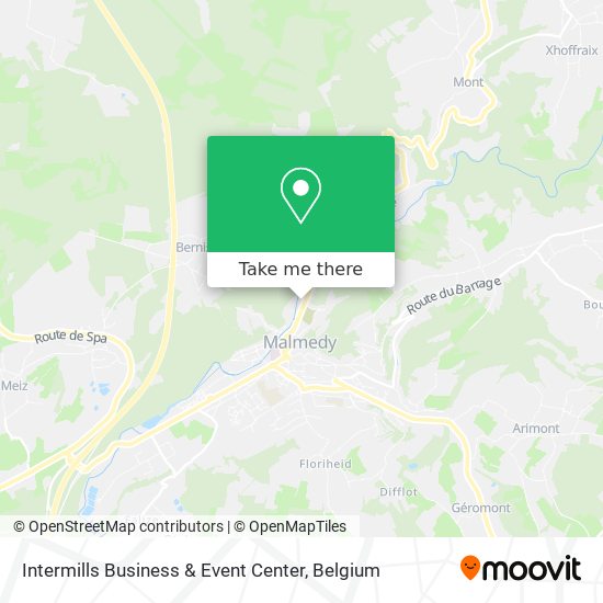 Intermills Business & Event Center map