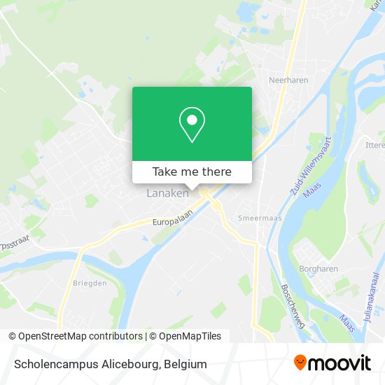 Scholencampus Alicebourg map