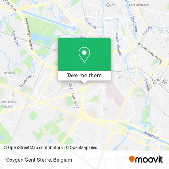 Oxygen Gent Sterre map