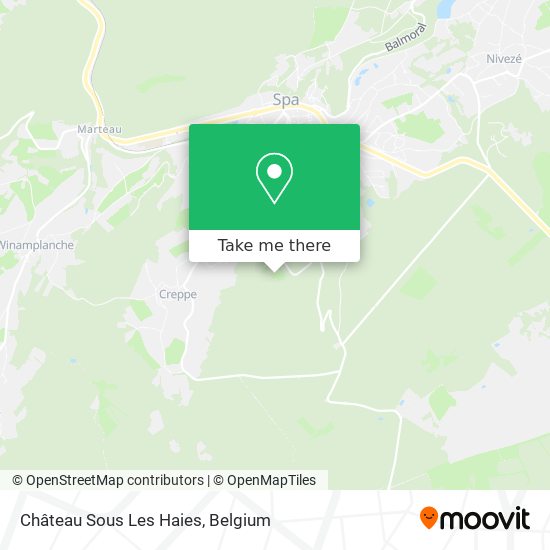 Château Sous Les Haies map