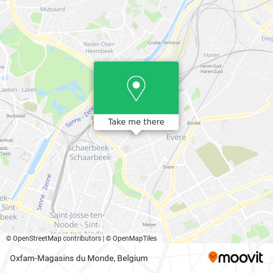 Oxfam-Magasins du Monde map