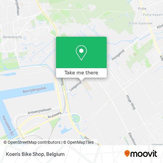 Koen's Bike Shop map