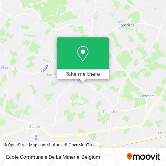 Ecole Communale De La Minerie plan