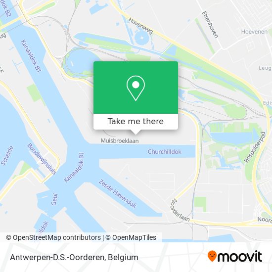 Antwerpen-D.S.-Oorderen plan