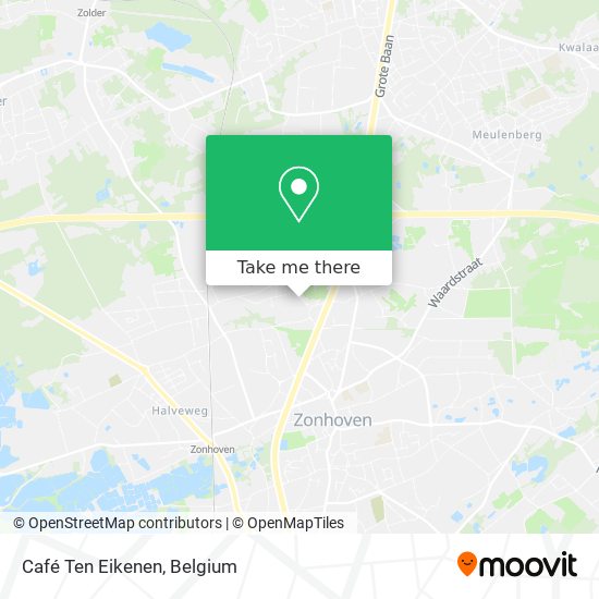 Café Ten Eikenen map