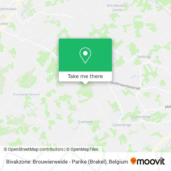 Bivakzone: Brouwierweide - Parike (Brakel) plan