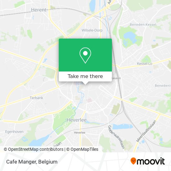 Cafe Manger map