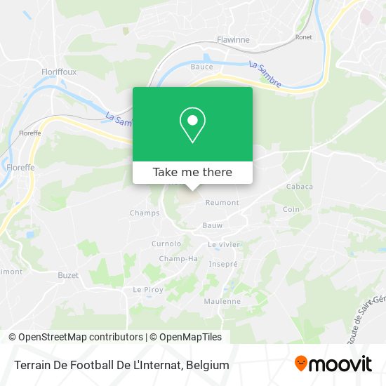 Terrain De Football De L'Internat map