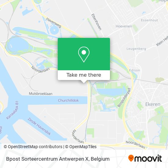 Bpost Sorteercentrum Antwerpen X plan
