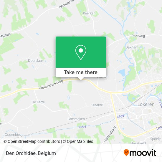 Den Orchidee map