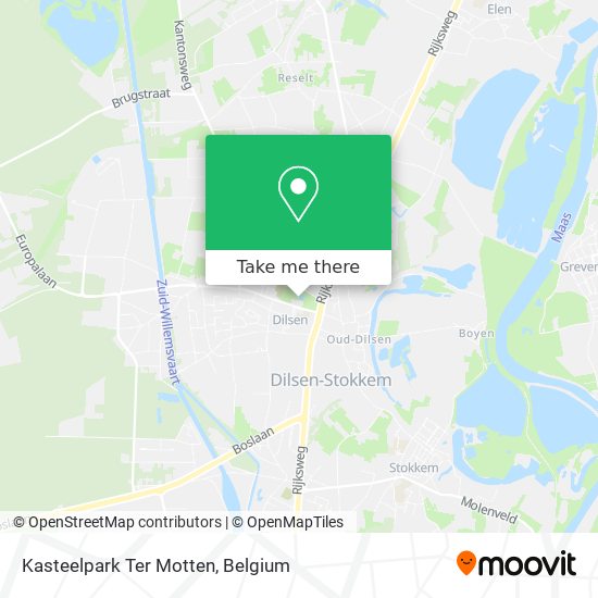 Kasteelpark Ter Motten map