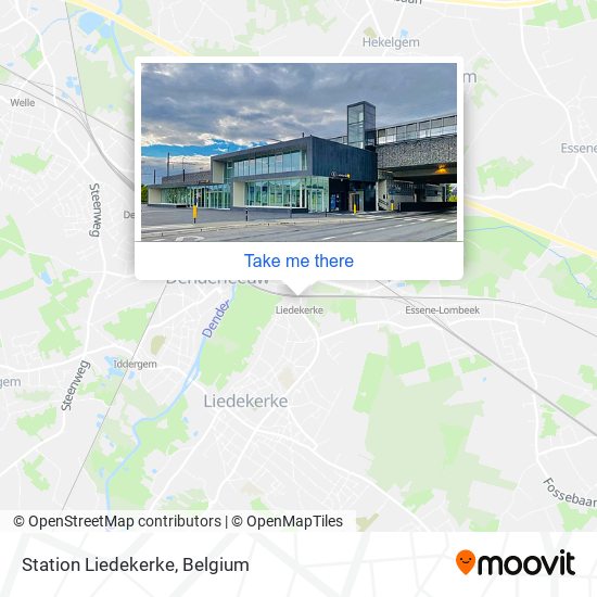 Station Liedekerke plan