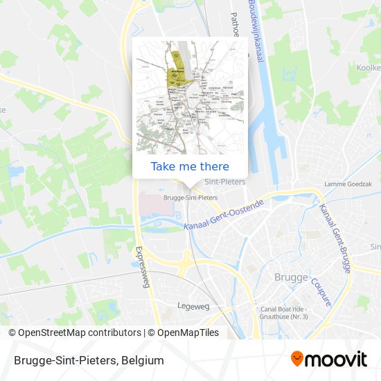 Brugge-Sint-Pieters map