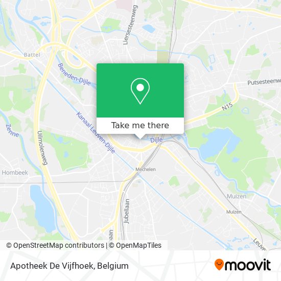 Apotheek De Vijfhoek plan