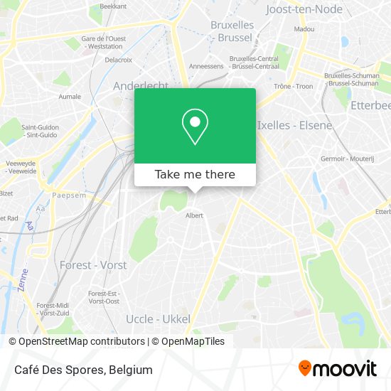 Café Des Spores map