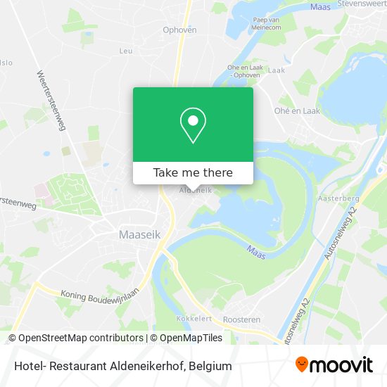 Hotel- Restaurant Aldeneikerhof map