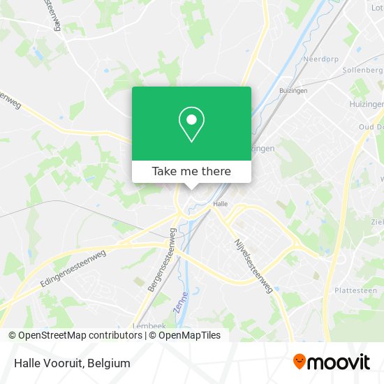 Halle Vooruit map