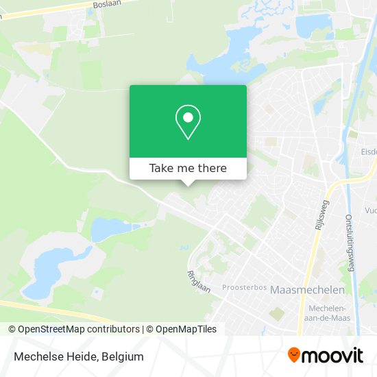 Mechelse Heide map