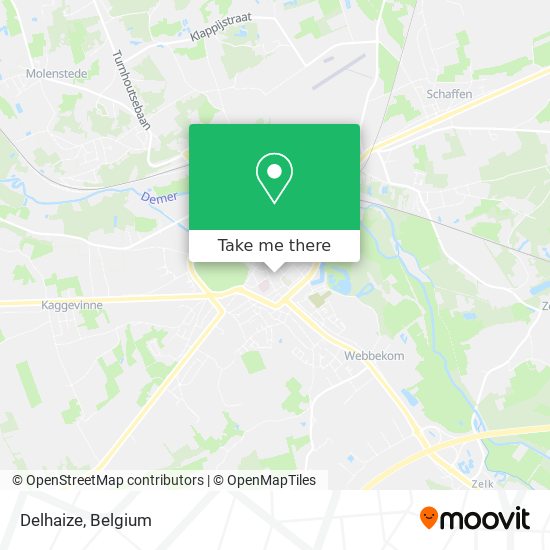 Delhaize map