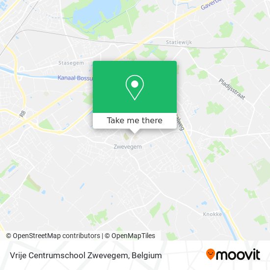 Vrije Centrumschool Zwevegem map