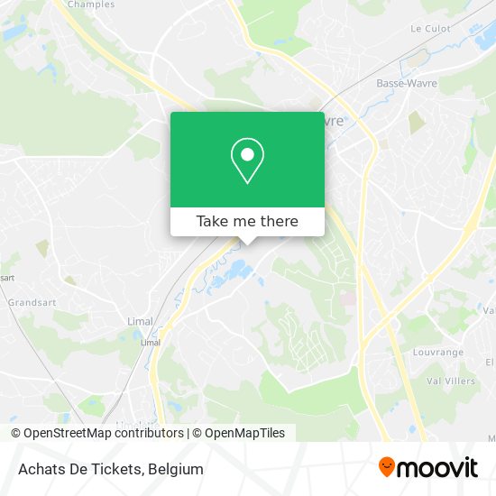 Achats De Tickets map