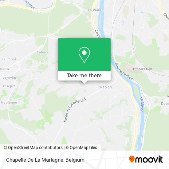 Chapelle De La Marlagne map