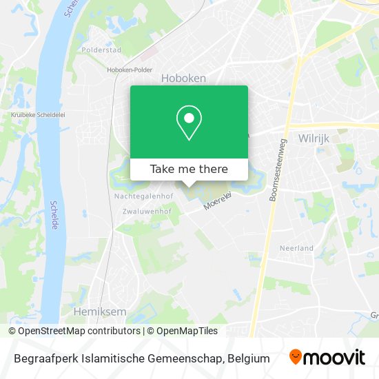Begraafperk Islamitische Gemeenschap map