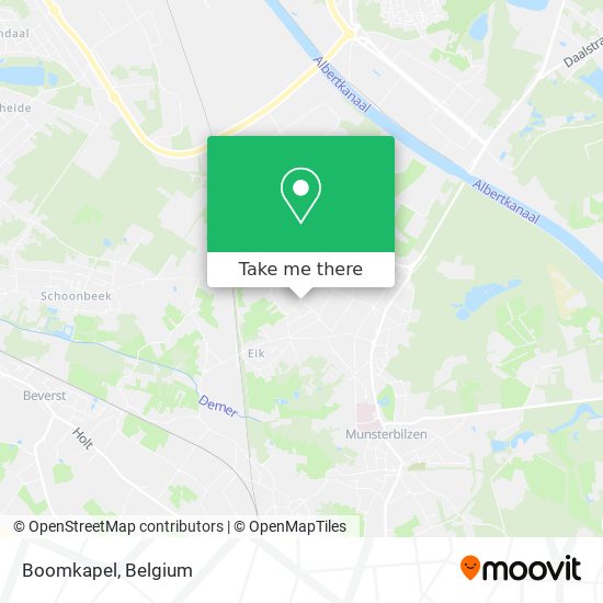 Boomkapel map