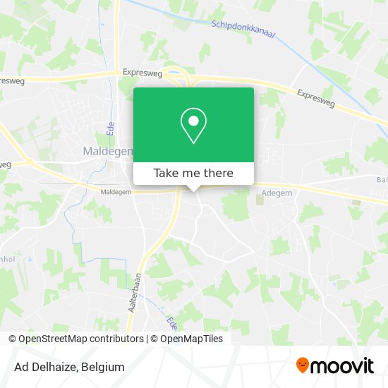 Ad Delhaize map