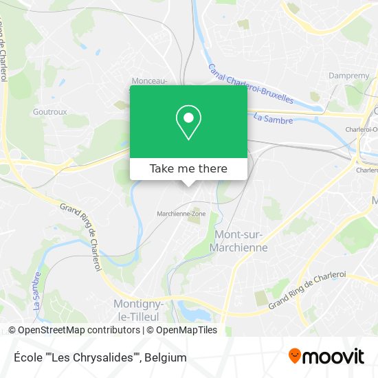 École ""Les Chrysalides"" plan