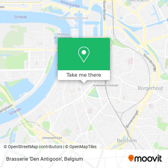 Brasserie ‘Den Antigoon’ plan