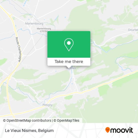 Le Vieux Nismes map