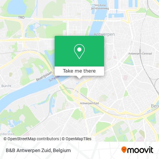 B&B Antwerpen Zuid plan