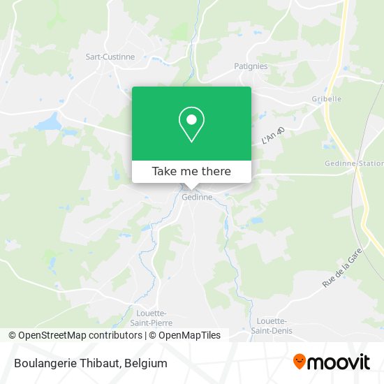 Boulangerie Thibaut map