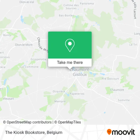 The Kiosk Bookstore map