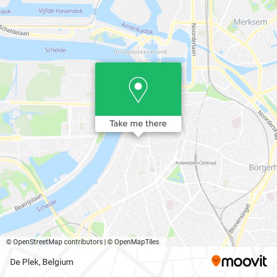 De Plek map