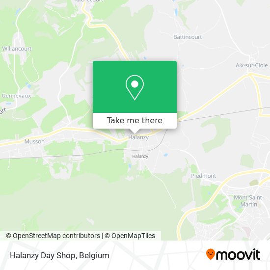 Halanzy Day Shop map