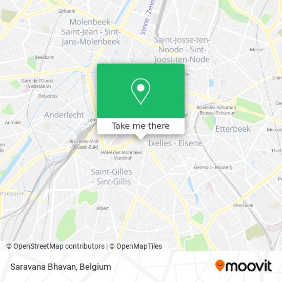 Saravana Bhavan map