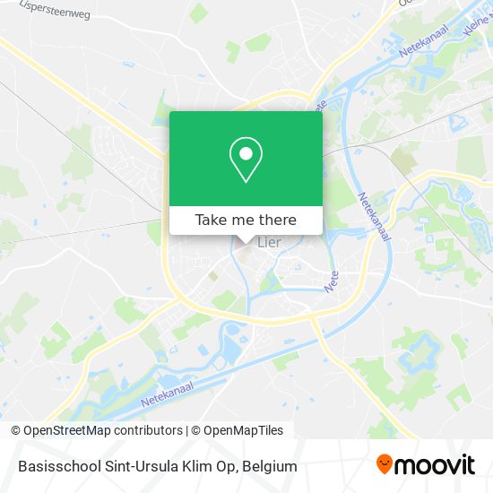 Basisschool Sint-Ursula Klim Op map