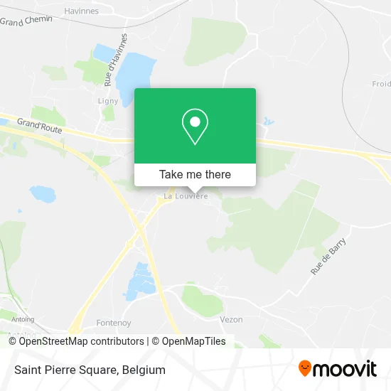 Saint Pierre Square map