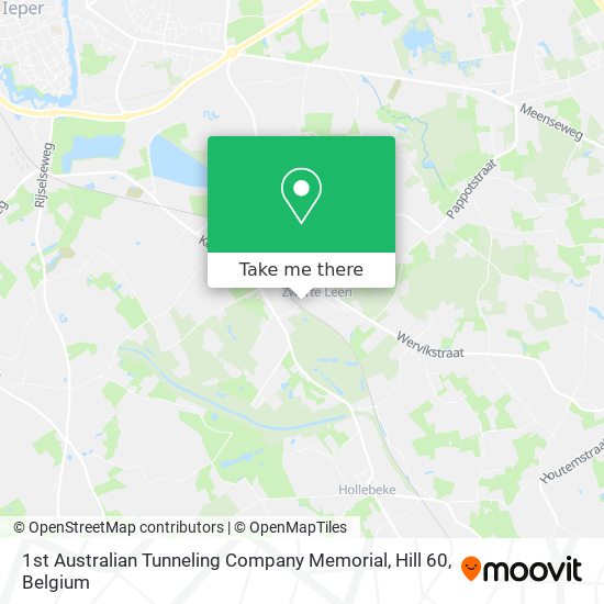 1st Australian Tunneling Company Memorial, Hill 60 plan