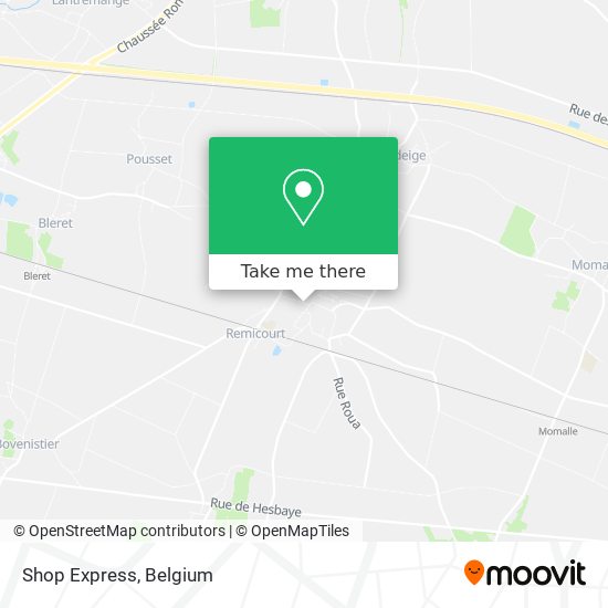 Shop Express map