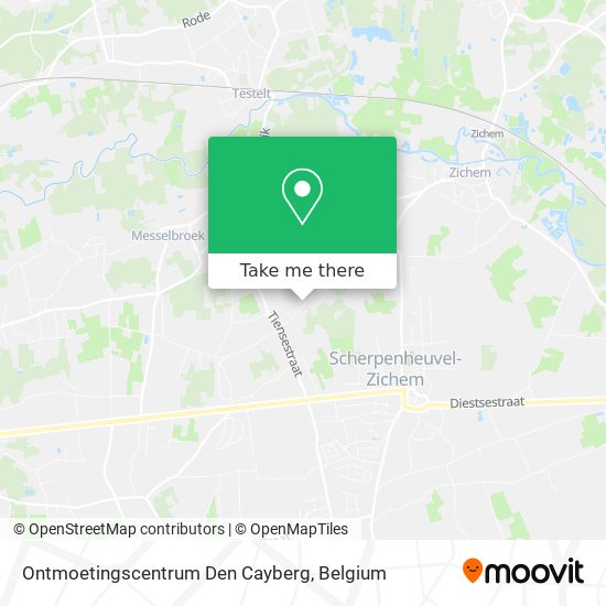 Ontmoetingscentrum Den Cayberg map