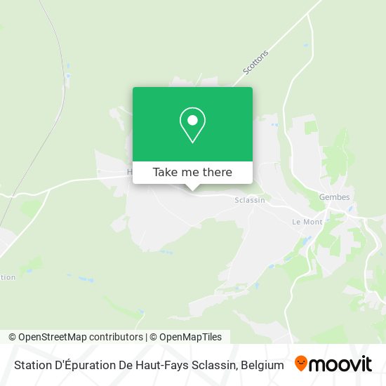 Station D'Épuration De Haut-Fays Sclassin map