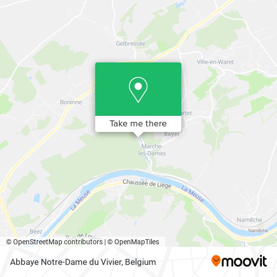 Abbaye Notre-Dame du Vivier plan