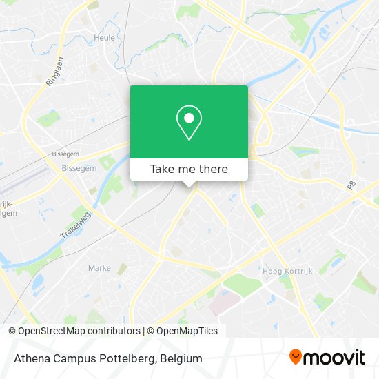 Athena Campus Pottelberg map