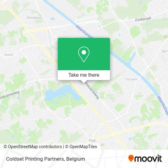 Coldset Printing Partners map